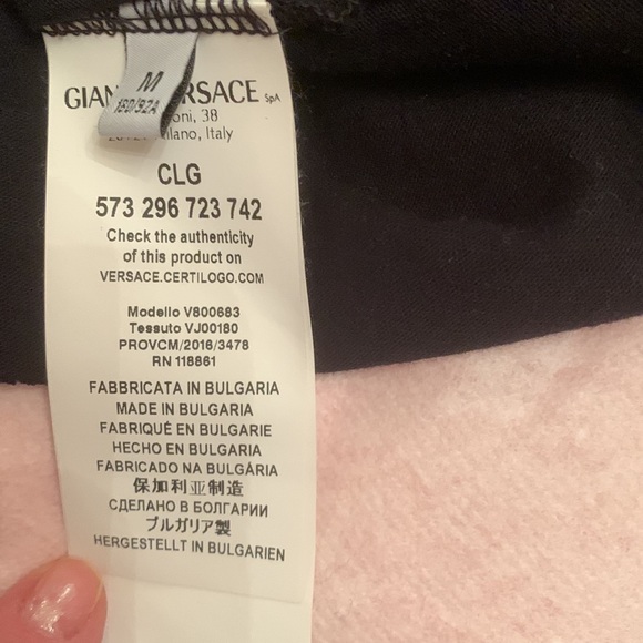 Versace Collection Black/Gold Medusa Logo.Men T-shirt. - Picture 4 of 5